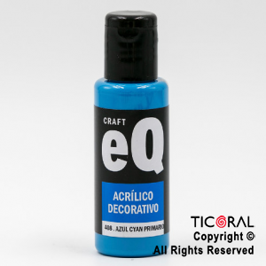 ACRIL.DECOR.EQ 408 AZUL CYAN PRIMARI 50ML X 1